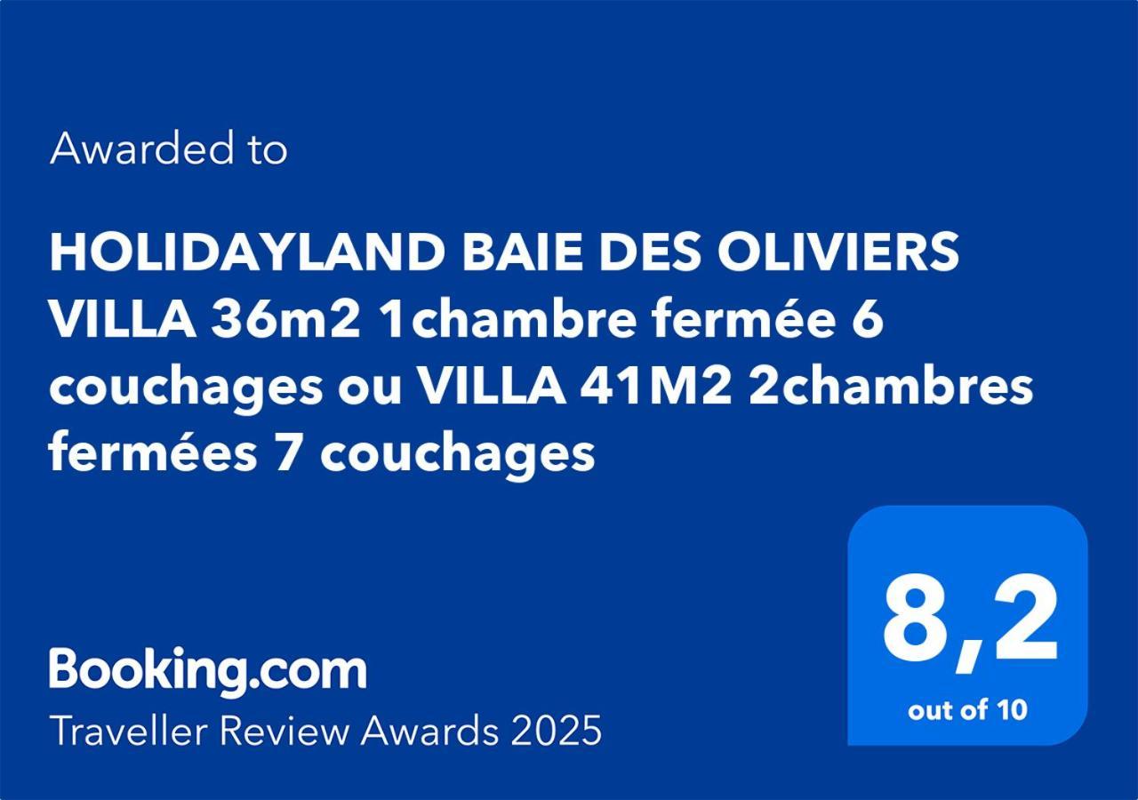 Holidayland Baie Des Oliviers 36m2 1chambre Fermee 6 Couchages Ou 41m2 2chambres Fermees 7 Couchages